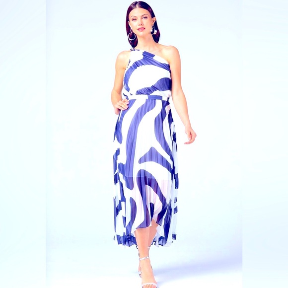 Caché Pleated Maxi Dress - Picture 4 of 5